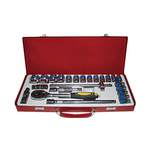 Set soket pemegang ratchet 24pcs (1/2 
